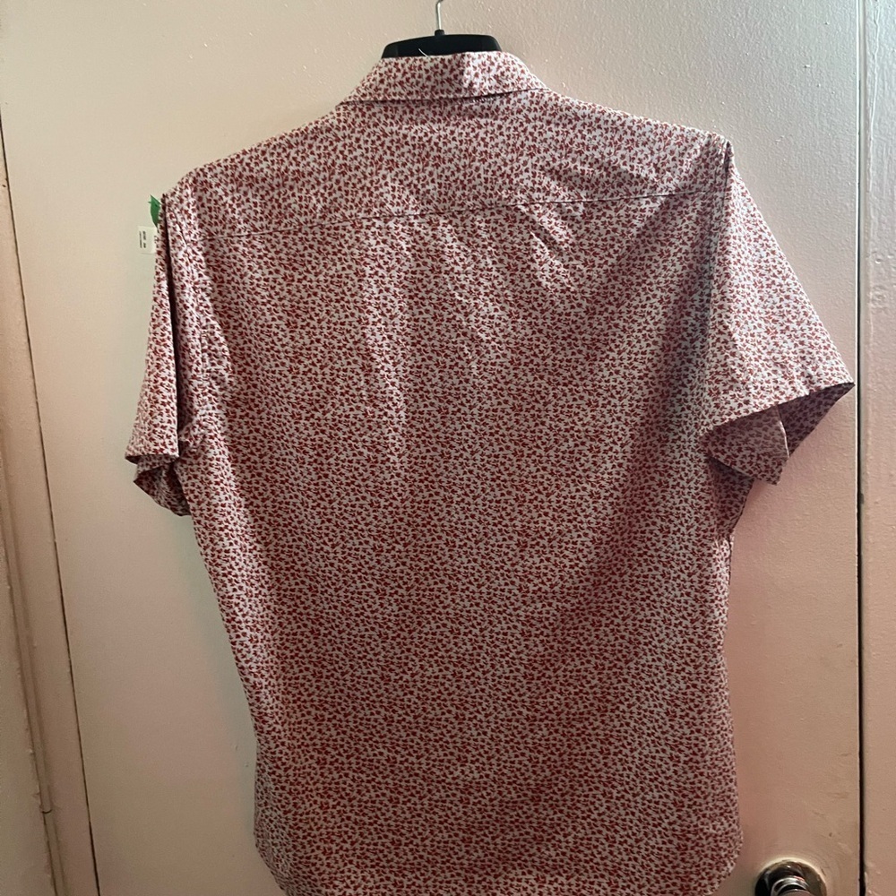 Denim & Flower Red Floral Button Down Shirt - Picture 2 of 7